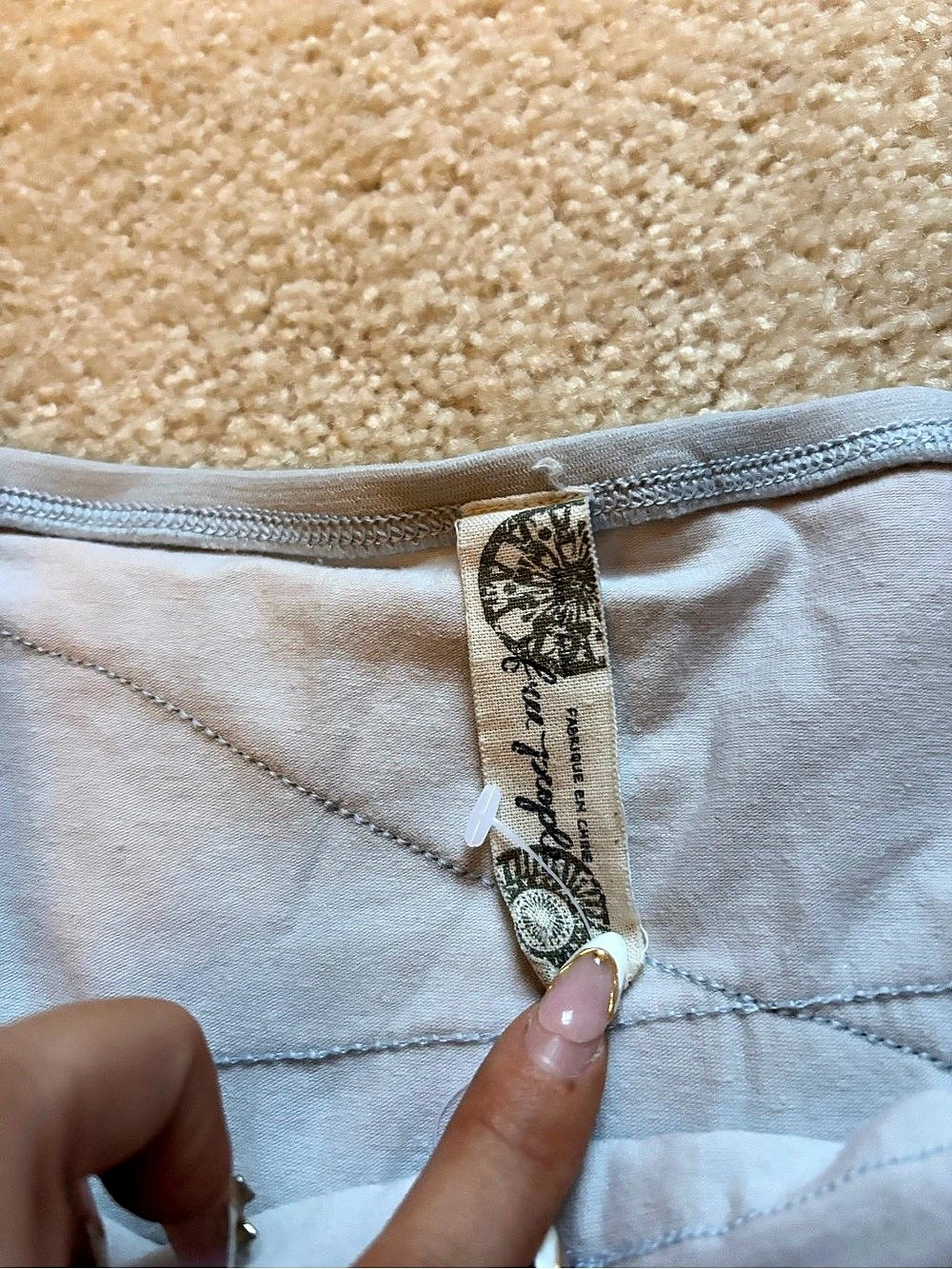 Free People Ruched Mini Skirt - Picture 3 of 4